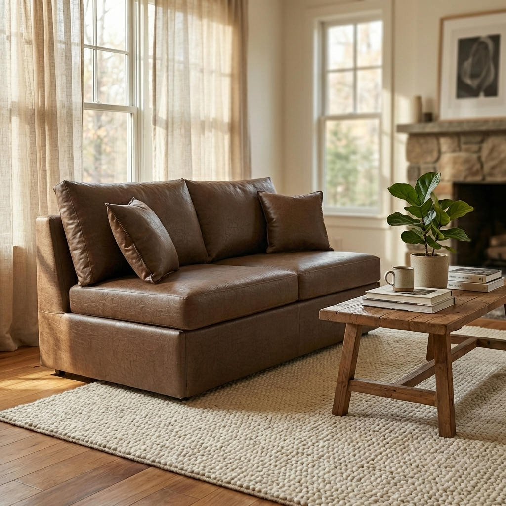 Worthing Armless Sofa Bed