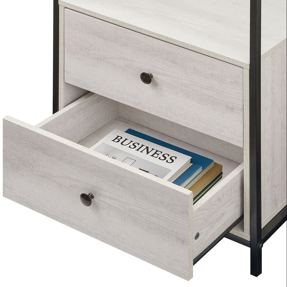 Alva Open Wardrobe with 2 Drawers 3 Piece Bedroom Set