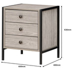 Alva Open Wardrobe with 2 Drawers 3 Piece Bedroom Set