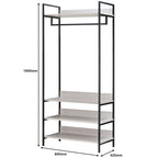 Alva Open Wardrobe with 2 Drawers 3 Piece Bedroom Set