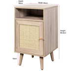 Willow Rattan 3 Door Wardrobe 3 Piece Bedroom Set