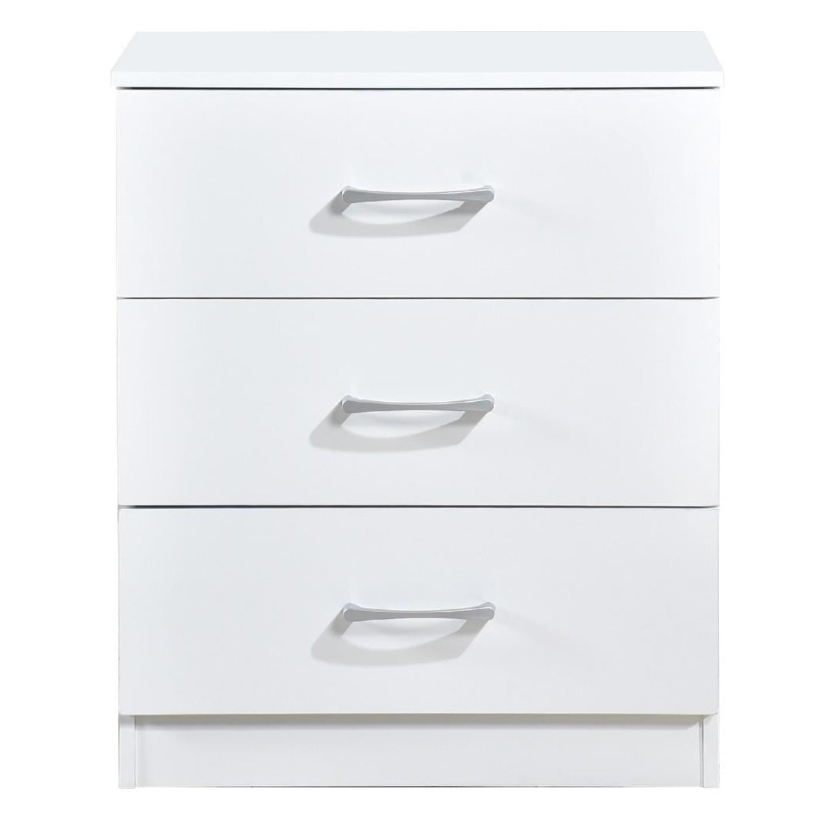 Highbury 3 Drawer Chest of Drawers & 1 Drawer Bedside 3 Piece Bedroom Set