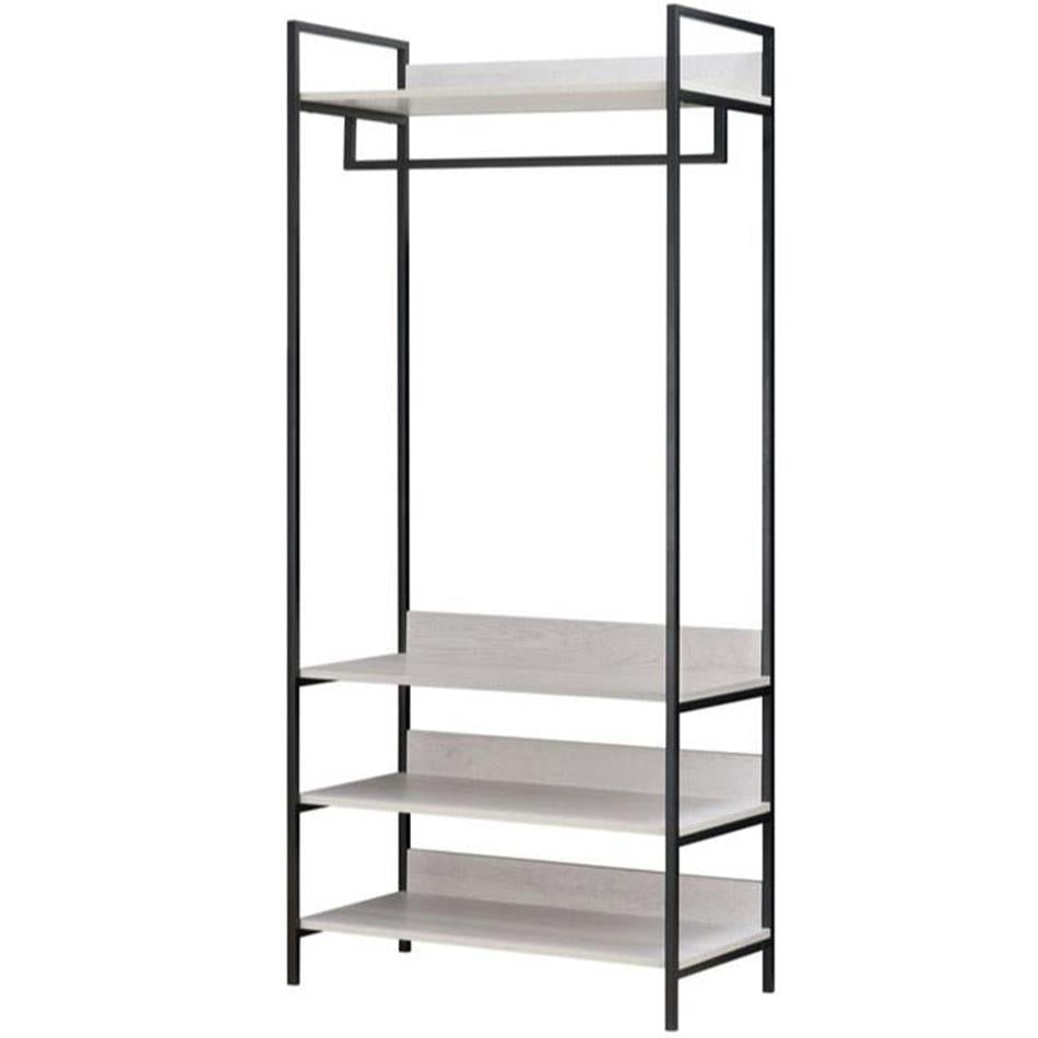 Alva Open Wardrobe with 4 Shelves