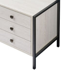 Alva Open Wardrobe with 2 Drawers 3 Piece Bedroom Set