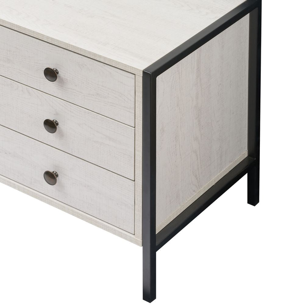 Alva Open Wardrobe with 2 Drawers 3 Piece Bedroom Set