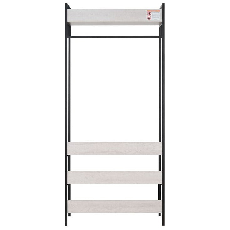 Alva Open Wardrobe with 2 Drawers 3 Piece Bedroom Set