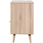 Willow Rattan 3 Door Wardrobe 3 Piece Bedroom Set