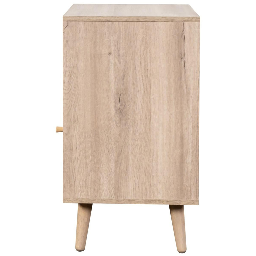 Willow Rattan 2 Door Wardrobe 3 Piece Bedroom Set