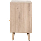 Willow Rattan 2 Door Wardrobe 3 Piece Bedroom Set