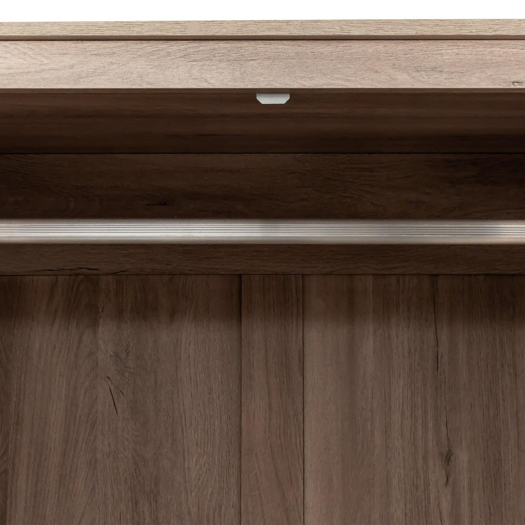 Willow Rattan 2 Door Wardrobe 3 Piece Bedroom Set