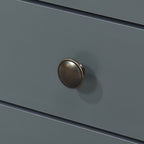 Alva 3 Drawer Bedside Table - Swish Furniture