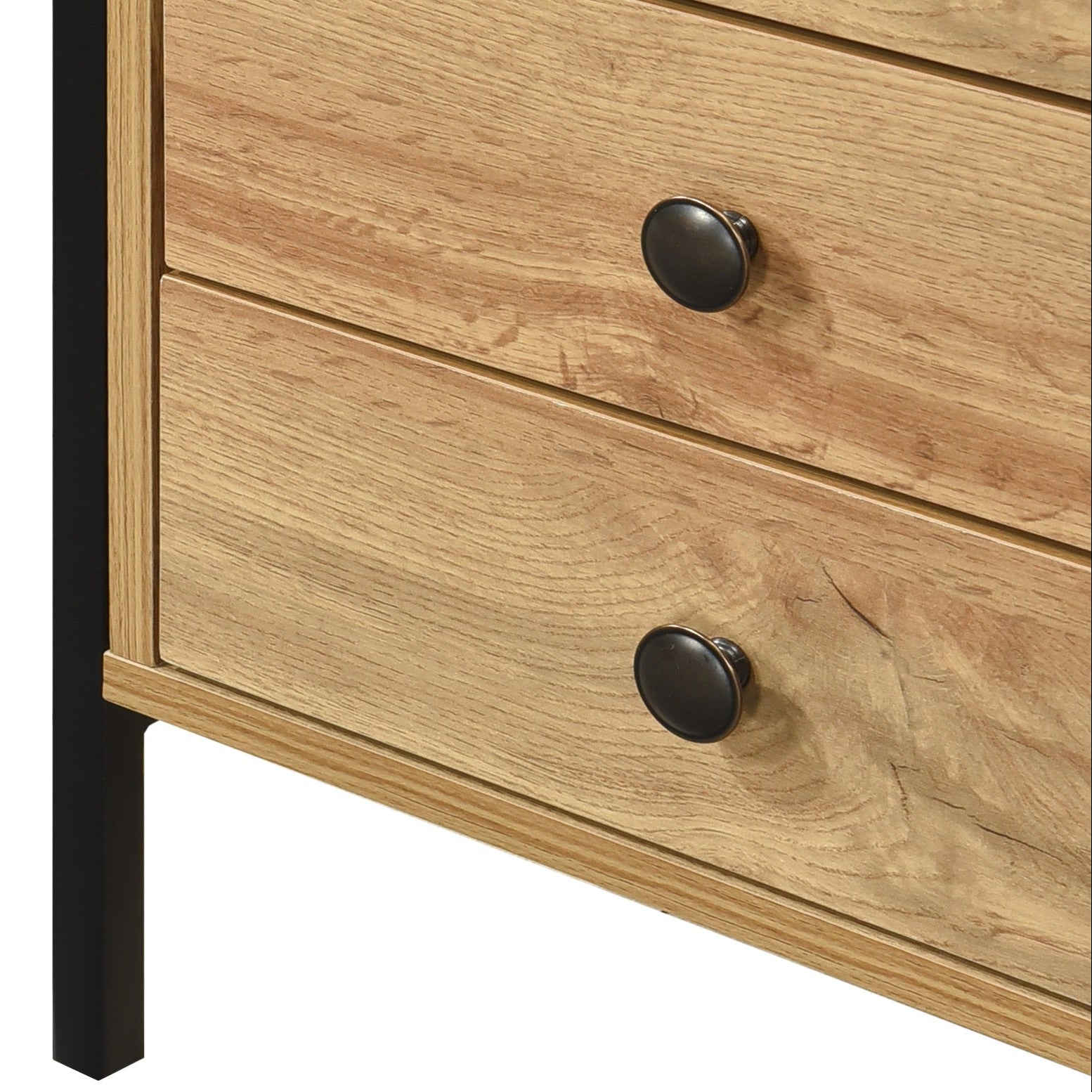 Alva 3 Drawer Bedside Table - Swish Furniture