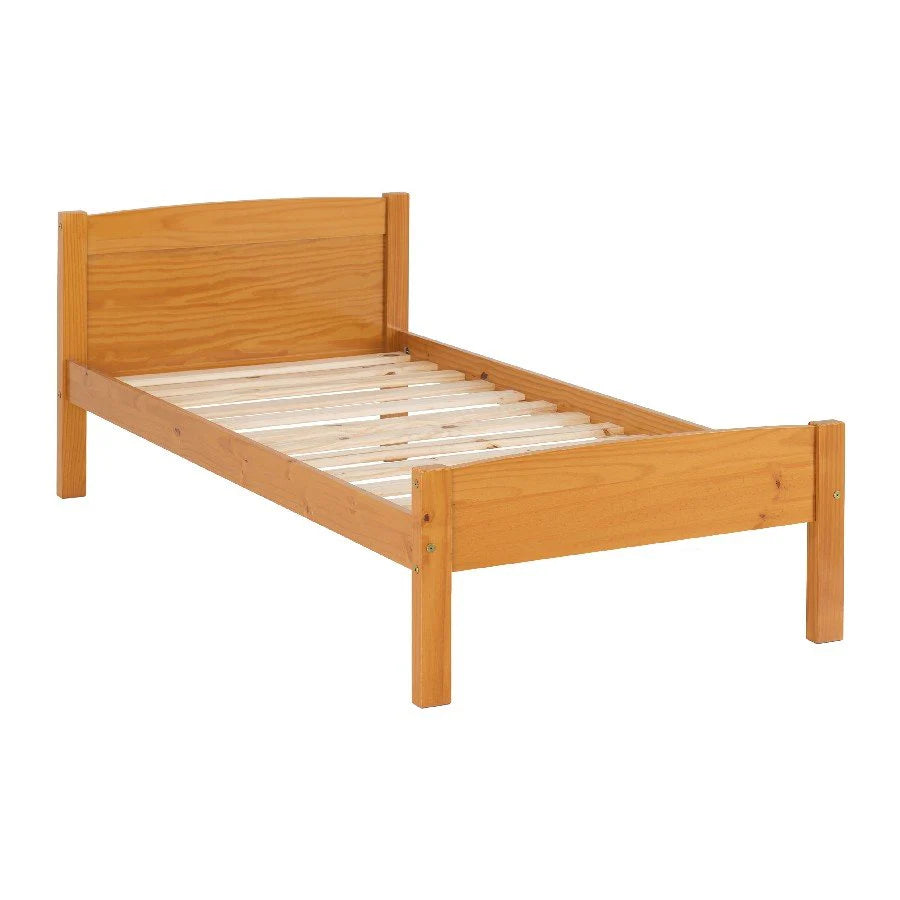 Amber Wooden Bed Frame