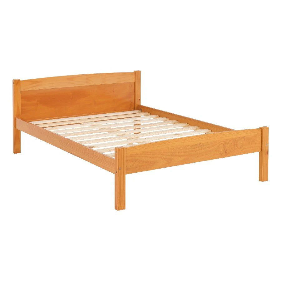 Amber Wooden Bed Frame