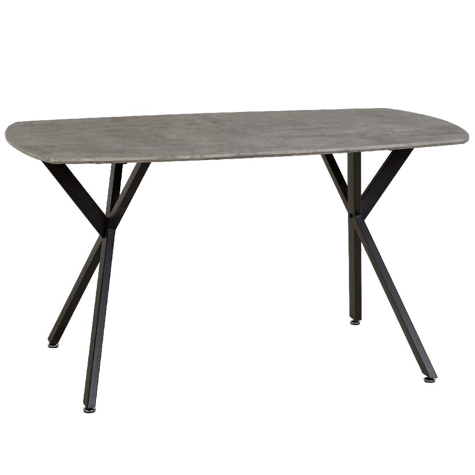 Athens Dining Set with 4 Avery Velvet Chairs - Seconique