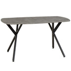 Athens Dining Set with 4 Avery Velvet Chairs - Seconique