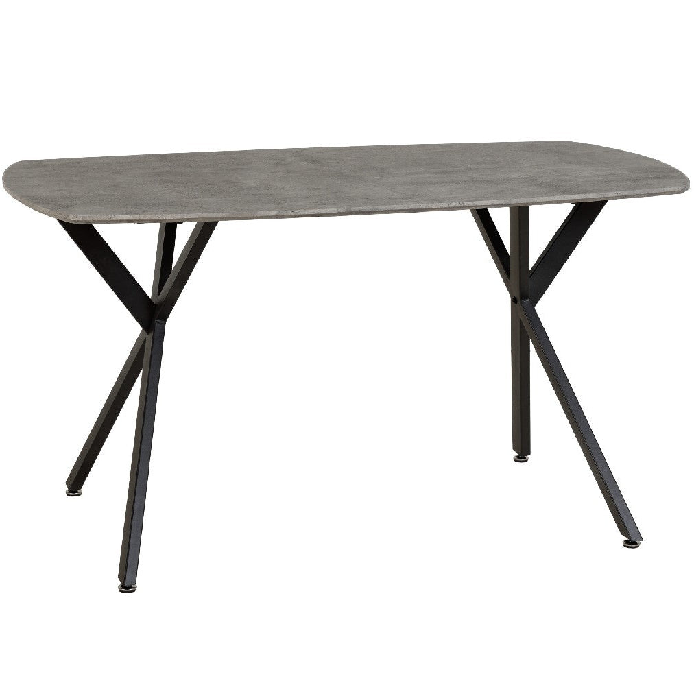 Athens Dining Set with 4 Avery Velvet Chairs - Seconique
