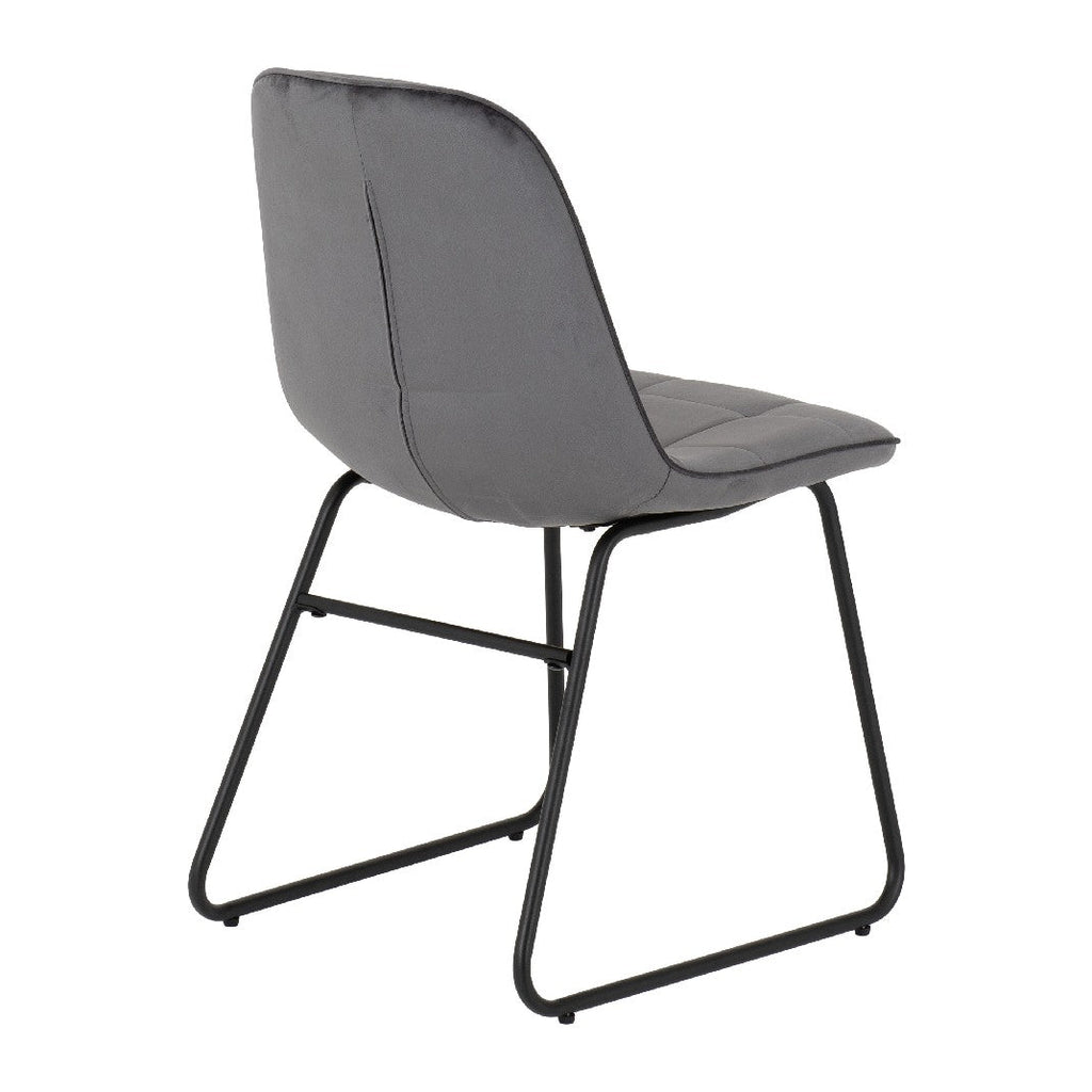 Athens Dining Set with 4 Lukas Velvet Chairs - Seconique