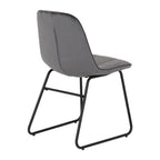 Athens Dining Set with 4 Lukas Velvet Chairs - Seconique