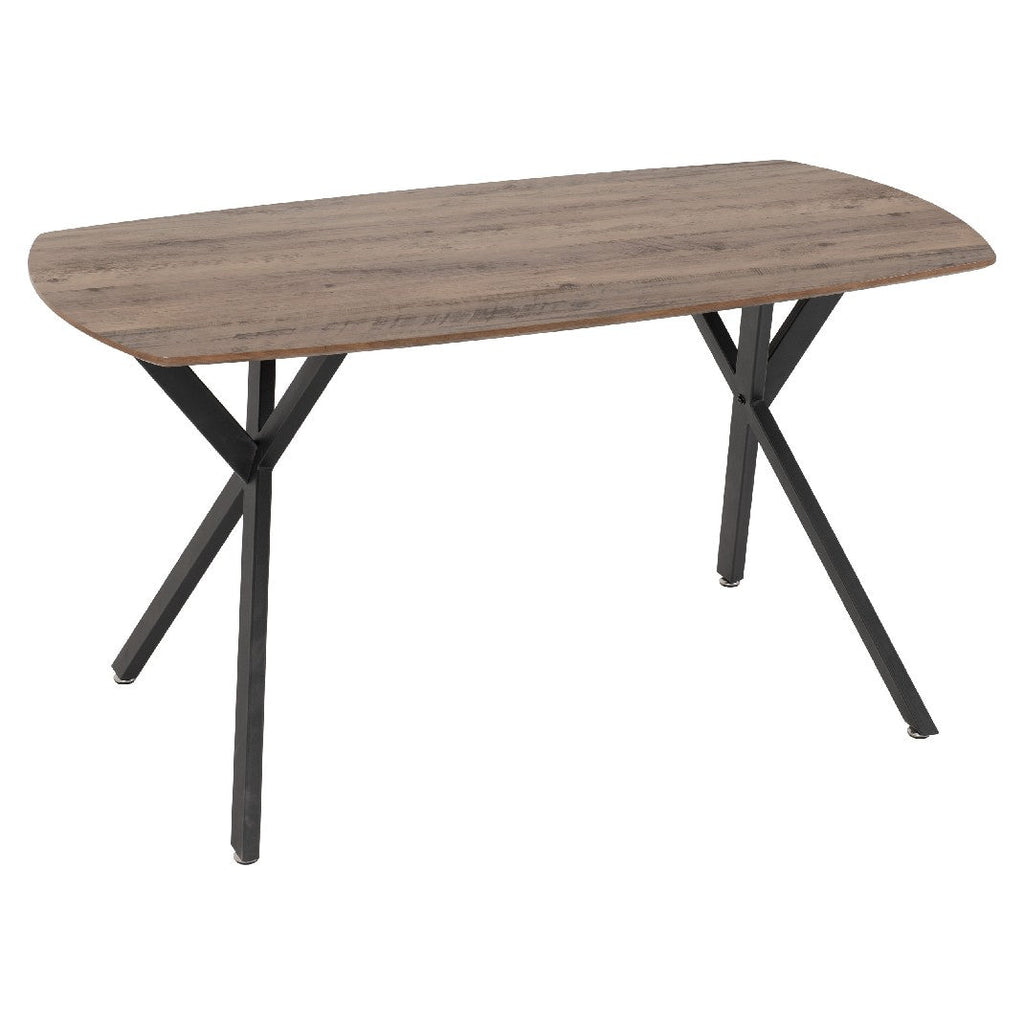 Athens Faux Leather Round Dining Set - Seconique