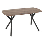 Athens Oak Effect Dining Set with 4 Lukas Velvet Chairs - Seconique