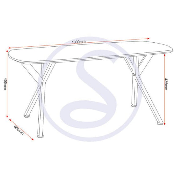 Athens Oval Coffee Table - Seconique