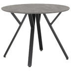Athens Round Dining Set with 4 Avery Chairs - Seconique