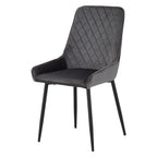 Athens Round Dining Set with 4 Avery Chairs - Seconique