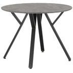 Athens Round Dining Set with 4 Avery Chairs - Seconique