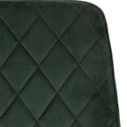 Avery Extending Dining Set with 4 Velvet Chairs - Seconique