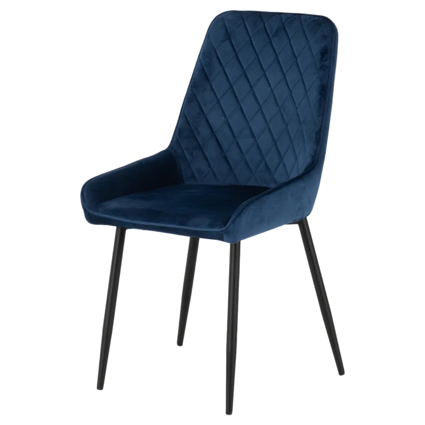 Avery Extending Dining Set with 4 Velvet Chairs - Seconique