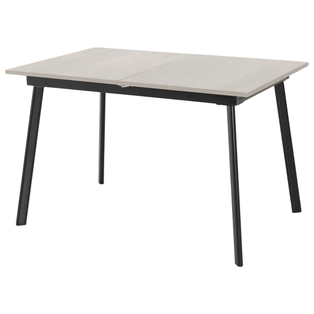 Avery Extending Dining Set with 4 Velvet Chairs - Seconique