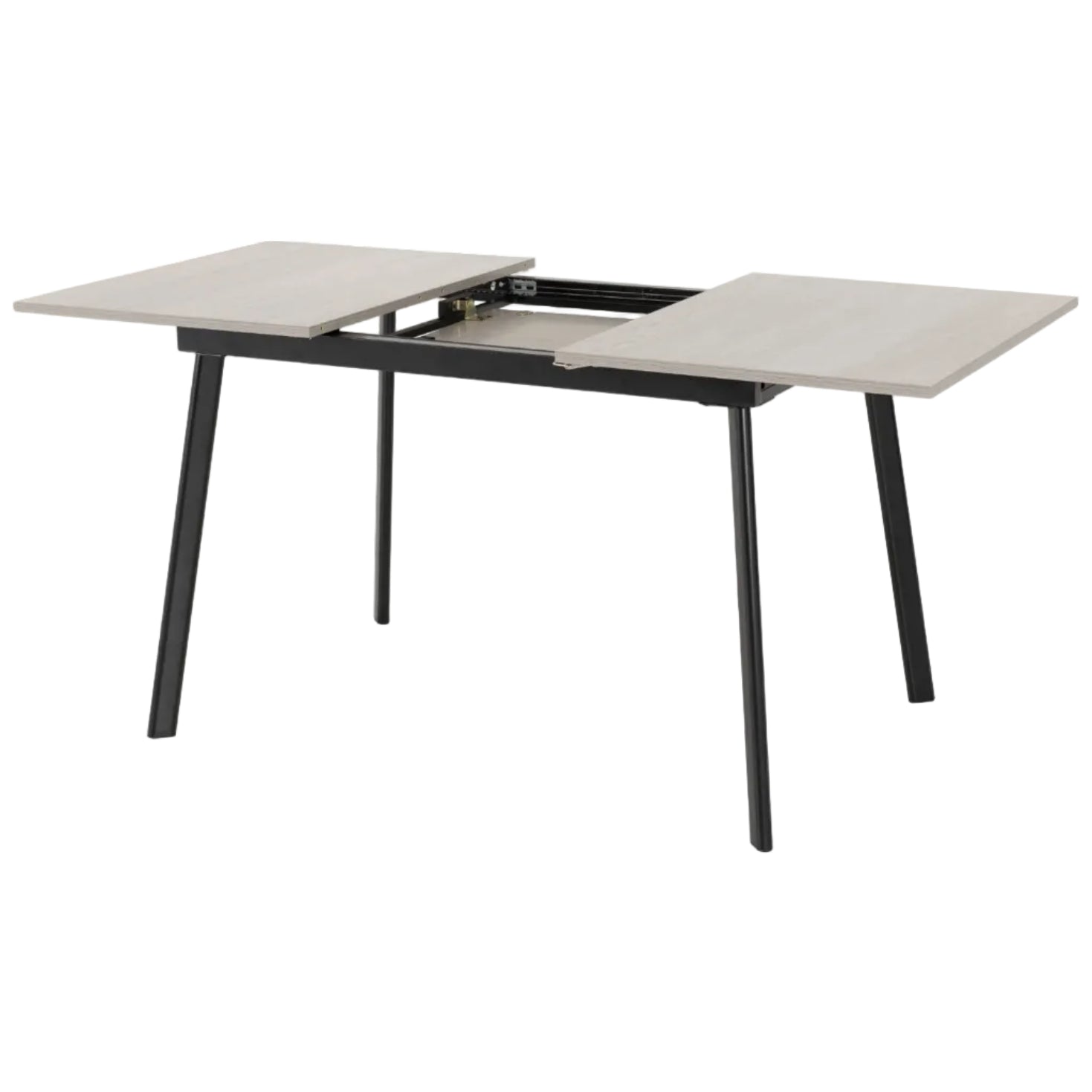 Avery Extending Dining Set with 4 Velvet Chairs - Seconique