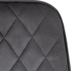 Avery Extending Dining Set with 4 Velvet Chairs - Seconique