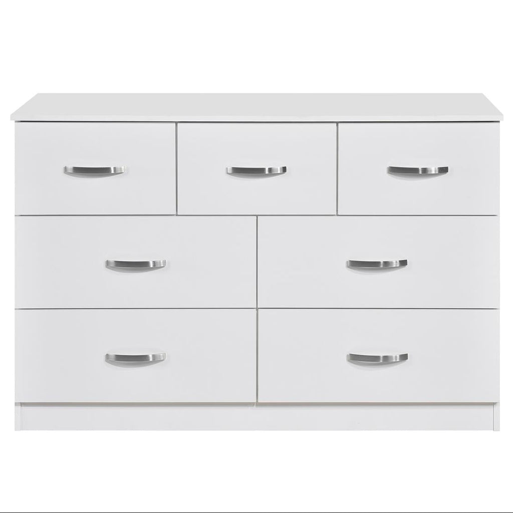 Paddington 3 Door Wardrobe & 7 Drawer Chest 3 Piece Set