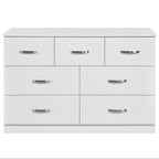 Paddington 4 Door Wardrobe & 7 Drawer Chest 3 Piece Bedroom Set