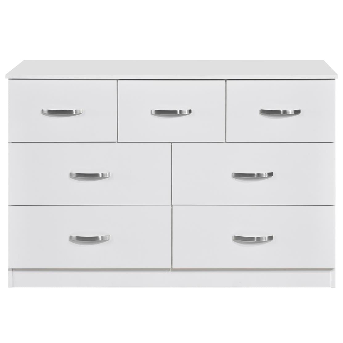 Paddington 4 Door Wardrobe & 7 Drawer Chest 3 Piece Bedroom Set
