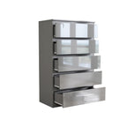 Soho 2 Door Wardrobe & 5 Drawer Chest High Gloss 3 Piece Bedroom Set
