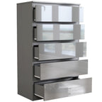Soho 3 Door Wardrobe, 5 Drawer Chest & Bedside Tables 4 Piece Bedroom Set
