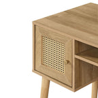 Manila 2 Door Rattan Compact Storage Desk