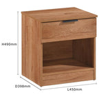 Richmond 3 Piece Bedroom Set With 2 Door Double Wardrobe