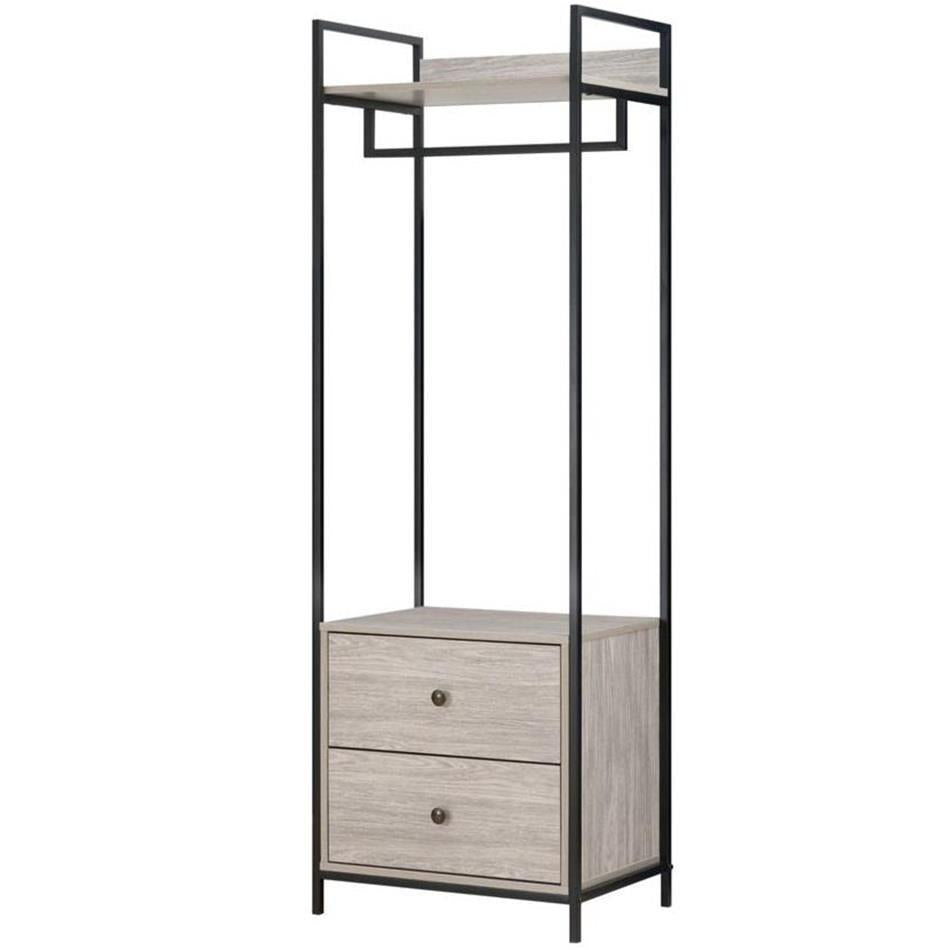 Alva Open Wardrobe with 2 Drawers