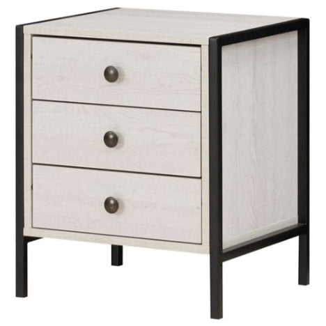 Alva 3 Drawer Bedside Table