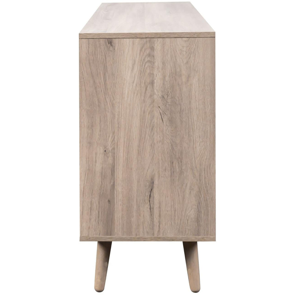 Willow Rattan 2 Door Wardrobe 3 Piece Bedroom Set