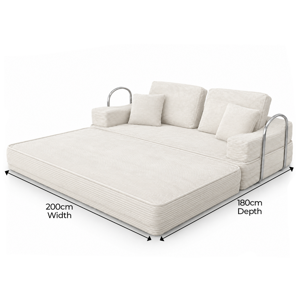 Flex 3 Seater Boneless Compressed Sofa Bed