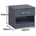 Highbury 3 Piece Bedroom Set with 2 Door Double Wardrobe