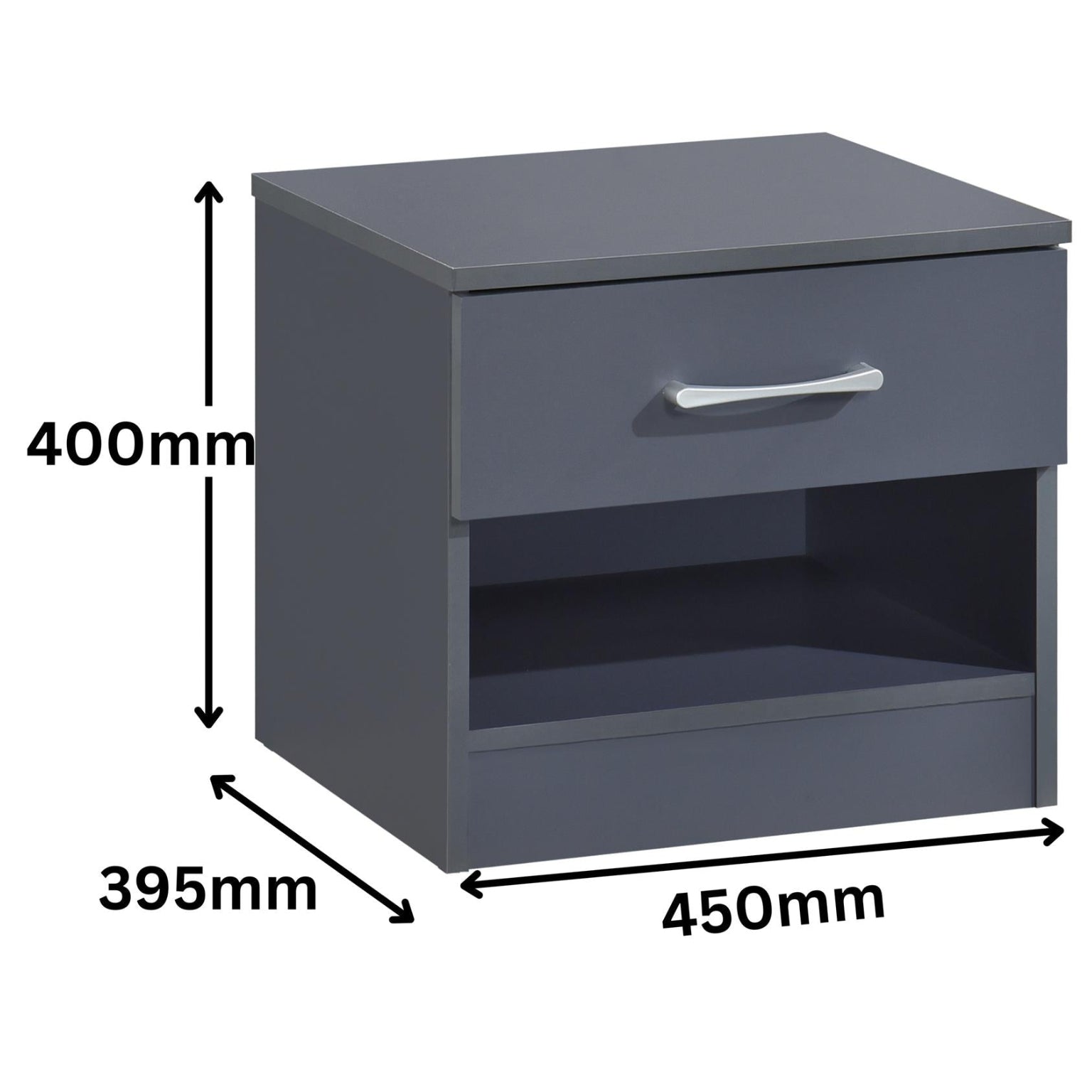 Highbury 3 Piece Bedroom Set with 2 Door Double Wardrobe