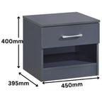 Highbury 4 Piece Bedroom Set With 3 Door Triple Wardrobe