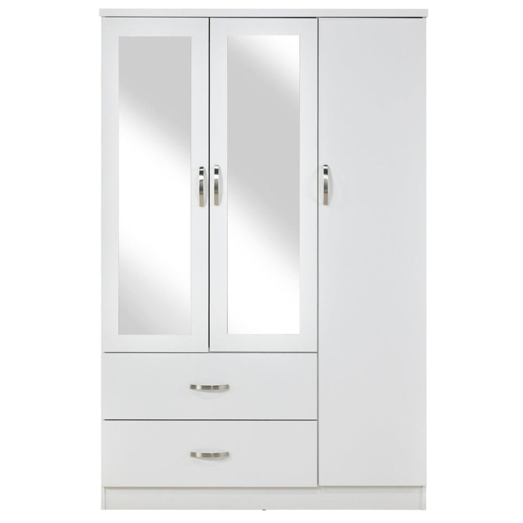 Paddington 3 Door Wardrobe & 3+2 Drawer Chest 3 Piece Bedroom Set