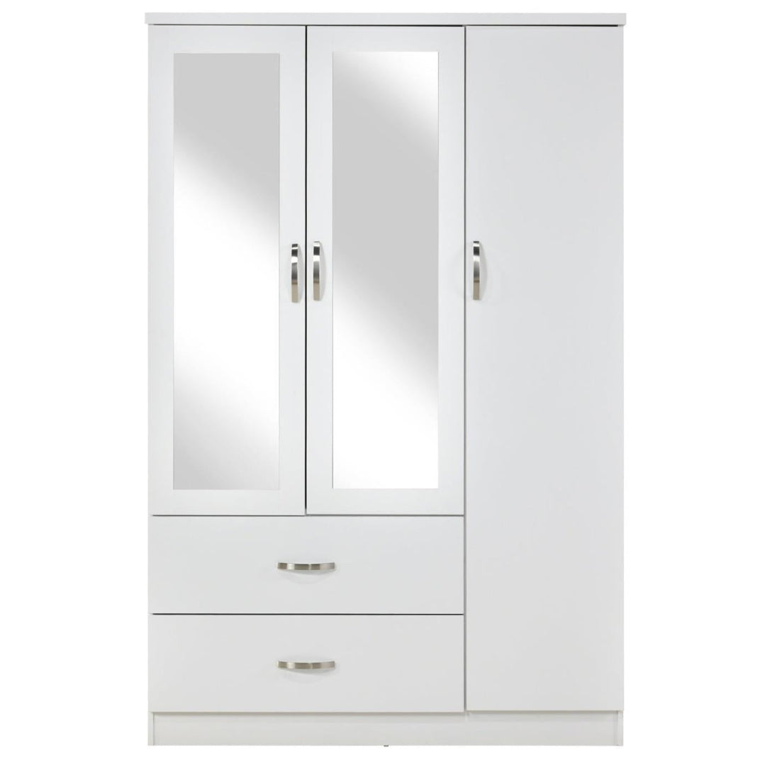 Paddington 3 Door Wardrobe & 3+2 Drawer Chest 3 Piece Bedroom Set